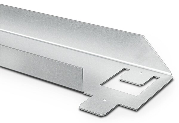 Marbo Kovový regál řada STANDARD II 180x90x45 5 políc nosnost 1000 kg - pozinkovaný