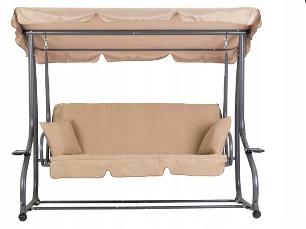 Zahradní houpačka MultiGarden G2025-B BEIGE 110x160 cm béžová