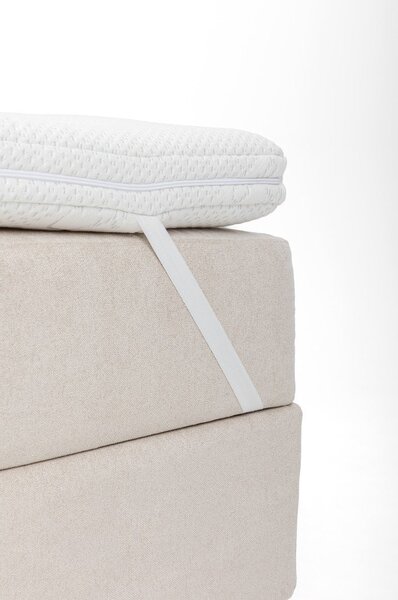 Šedá boxspring postel s úložným prostorem 180x200 cm Elva Bold Line – Bonami Selection