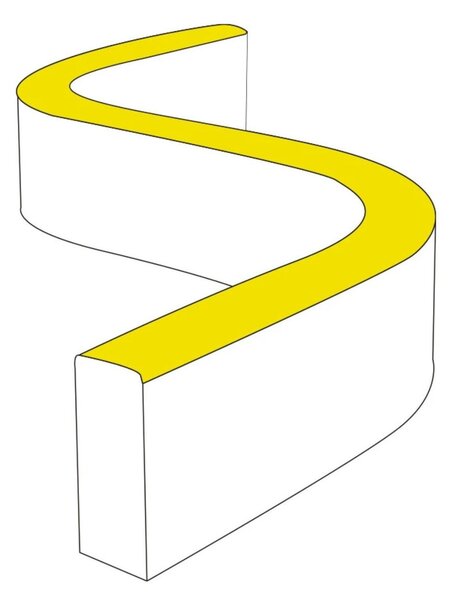 SLC LED pásek Neon Flex 230V Side 1-50m 8W/m 250lm/m 2700K Ra80 stmívatelný IP65 1m