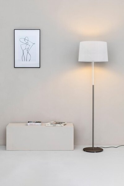 VOLTA bílá stojací lampa - FARO