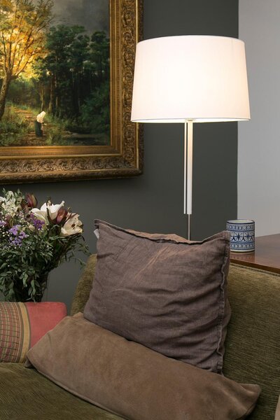 VOLTA bílá stojací lampa - FARO