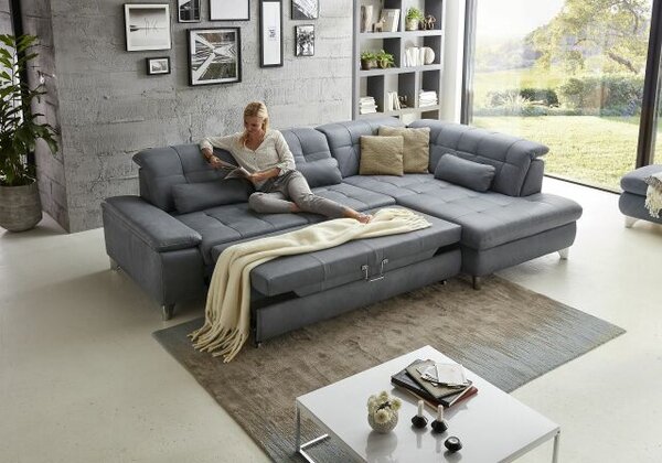 Sedací souprava ENNA_varianta "L"_Vivre steel