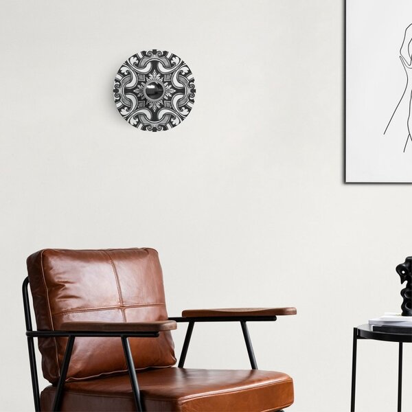 Creative cables Mini ellepì 'Maioliche' ploché stínidlo pro závěsné i nástěnné lampy a světelné řetězy, ⌀ 24 cm Barva komponentu: Žluto-zelená