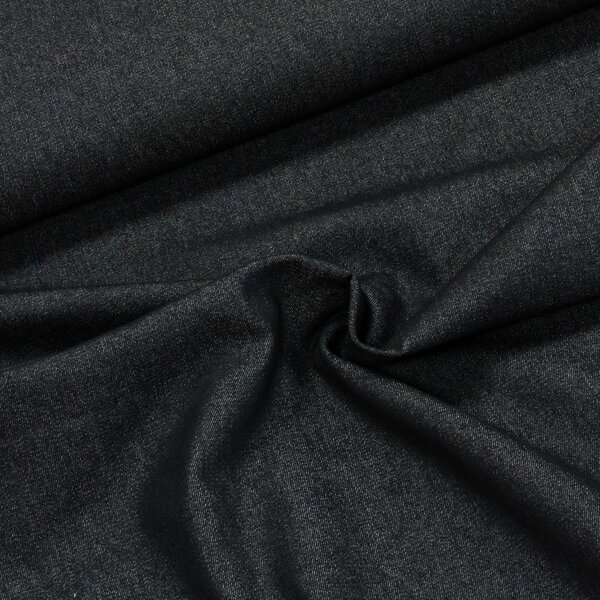 Směsová riflovina (denim, džínovina) 8696 0069, černá, š.150cm (látka v metráži)