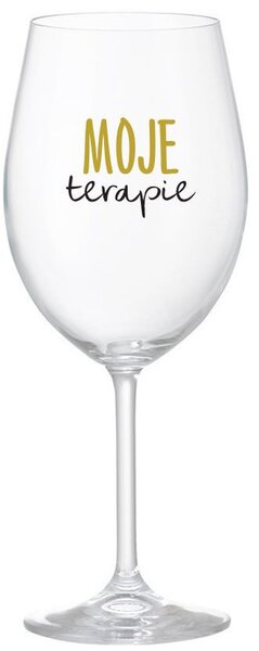 MOJE TERAPIE - čirá sklenice na víno 350 ml