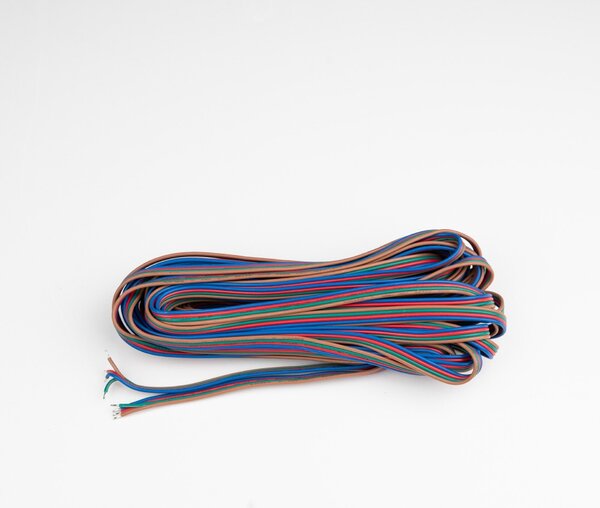 SLC LS kabel 4x0,35mm2 RGB 10m IP54