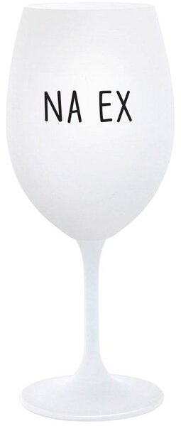 NA EX - bílá sklenice na víno 350 ml