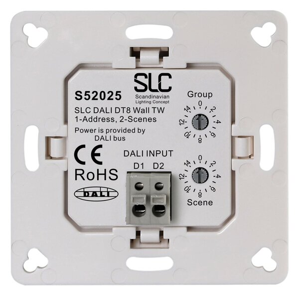 SLC ovládání TW nástěnný panel DALI IP20