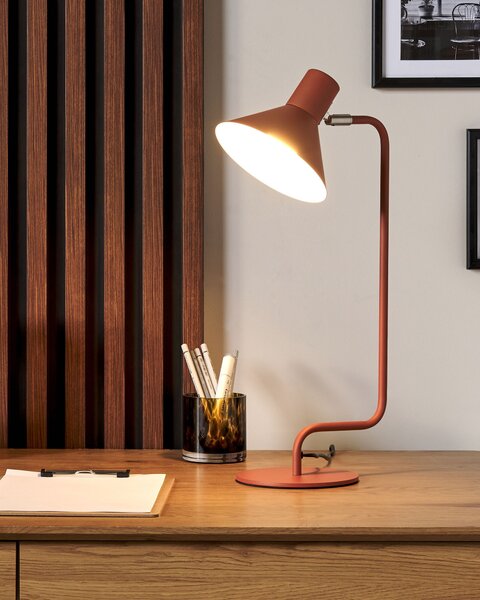 Stolní lampa RIMAVA Nastavitelná Kov Oranžová