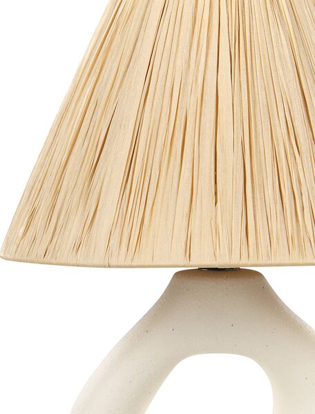 Stolní lampa BARBAS Keramika Přírodní