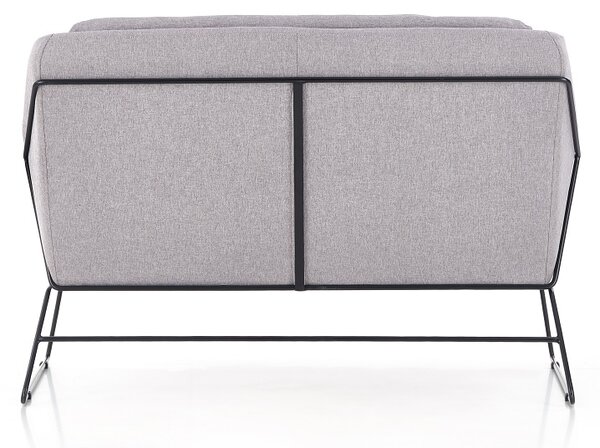 Dvojsedák Soft II XL, šedá / černá