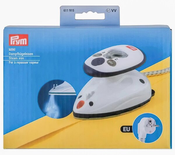 PRYM Napařovací žehlička MINI 611 915, cestovní, plynulé nastavení teploty, 500 g