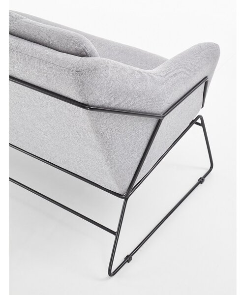 Dvojsedák Soft II XL, šedá / černá