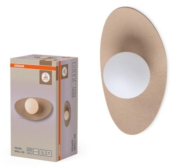 LEDVANCE nástěnné svítidlo Decor Pearl G9 220-240 V béžové