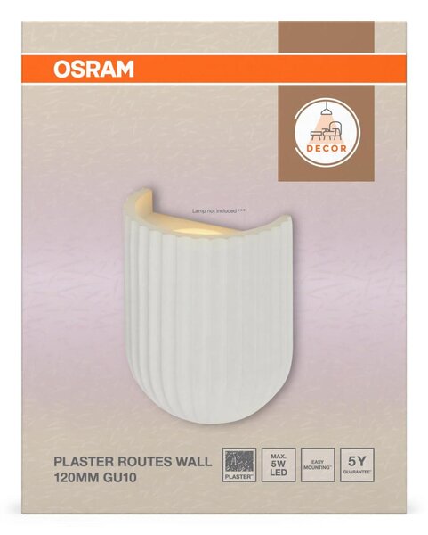 LEDVANCE nástěnné svítidlo Decor Plaster Routes Wall 1xGU10 220-240 V