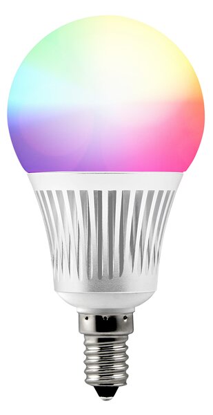 Miboxer LED stmívatelná žárovka E14, RGB+CCT, 5W, 2.4GHz, FUT013