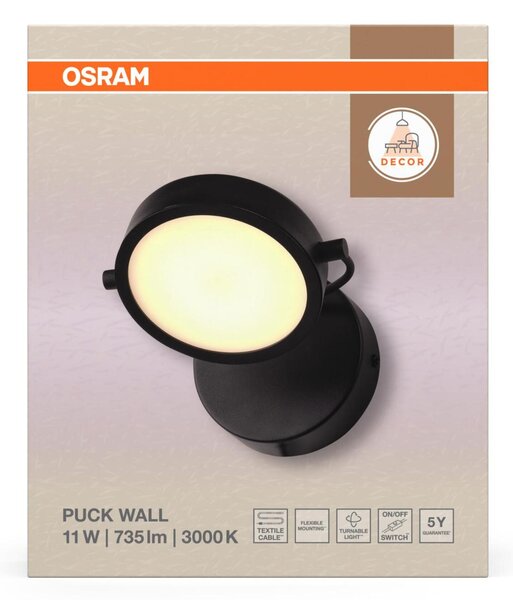 LEDVANCE nástěnné svítidlo Decor Puck Wall 11 W 220-240 V 3000 K