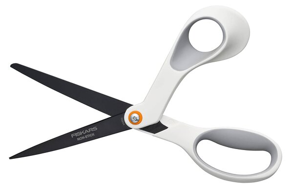 Krejčovské nůžky FISKARS PREMIER titanové, Non stick, s měkkou ergonomickou rukojetí, celková délka 21 cm