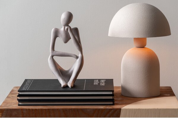 Leitmotiv Stolní designová kovová lampa 2138WG, šedá