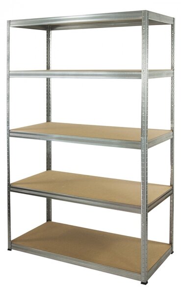 Kovona Kovový regál FUTUR PLUS 180x120x45 5 polic Nosnost 1000 KG - pozinkovaný
