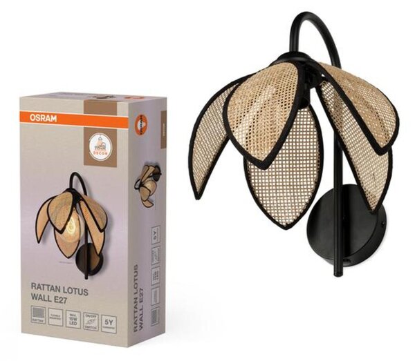 LEDVANCE nástěnné svítidlo Decor Rattan Lotus E27 220-240 V