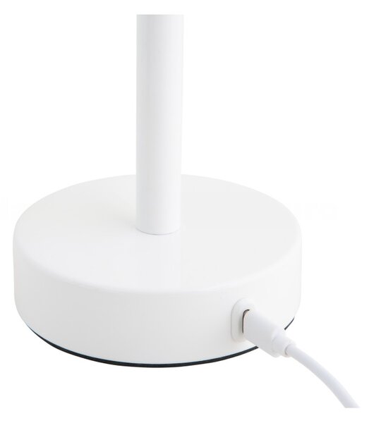 Leitmotiv Stolní bezdrátová nabíjecí LED lampa 2221WH, bílá