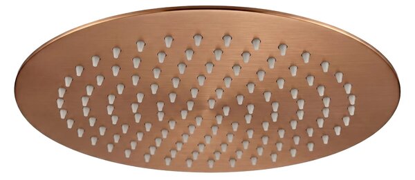 Kruhová hlavová sprcha REA JS-P014BRG 25 cm, kartačová měď