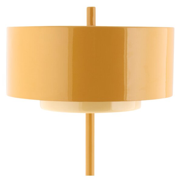 Leitmotiv Stolní designová kovová lampa 2396YE, žlutá