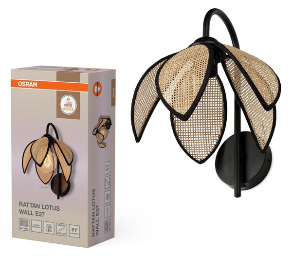 LEDVANCE nástěnné svítidlo Decor Rattan Lotus E27 220-240 V