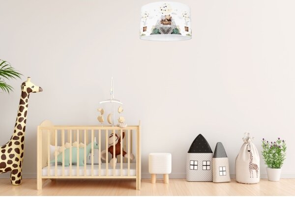 Dětské stropní svítidlo BEARS 1xE27/60W/230V