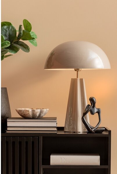 Leitmotiv Stolní designová kovová lampa 2205WG, šedá