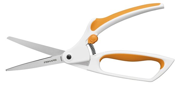 Pružinové nůžky FISKARS PREMIER EasyAction na látky, ergonomická rukojeť, 26 cm