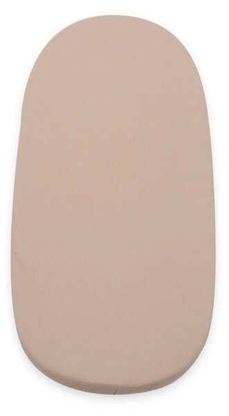 Bavlněné prostěradlo do kočárku New Baby 35x75cm cappuccino