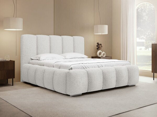 Čalouněná manželská postel Lisko Boucle, Rozměr postele: 140x200, Barva: Abriamo 03 5903211427930
