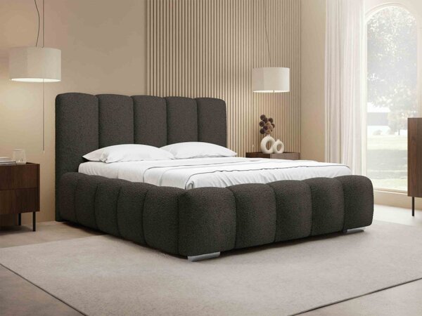 Čalouněná manželská postel Lisko Boucle, Rozměr postele: 140x200, Barva: Abriamo 03 5903211427930