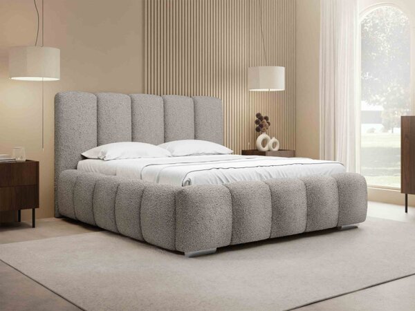Čalouněná manželská postel Lisko Boucle, Rozměr postele: 140x200, Barva: Abriamo 03 5903211427930