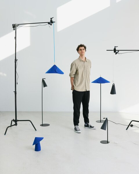 LEDVANCE stolní lampa Decor Flip Mobile 3,5 W 5 V stmívatelná modrá
