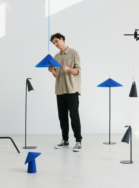 LEDVANCE stolní lampa Decor Flip Mobile 3,5 W 5 V stmívatelná modrá