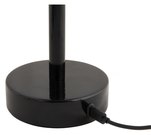 Leitmotiv Stolní bezdrátová nabíjecí LED lampa 2221BK, černá