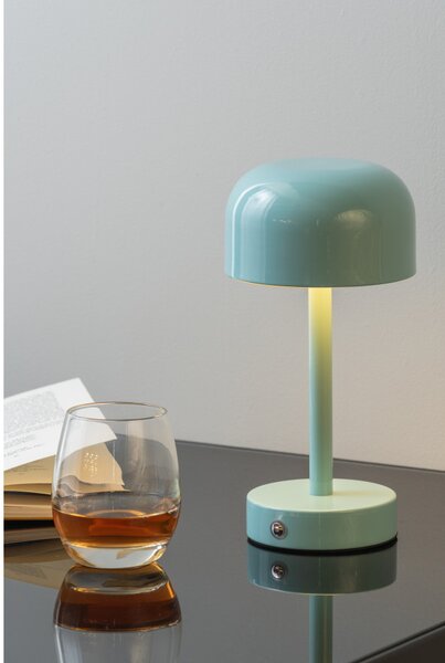 Leitmotiv Stolní bezdrátová nabíjecí LED lampa 2221BL, modrá