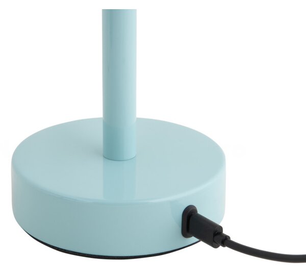 Leitmotiv Stolní bezdrátová nabíjecí LED lampa 2221BL, modrá