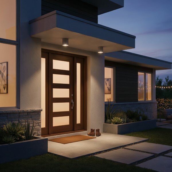 Exteriérové ​​stropní svítidlo Ideal lux 163666 GUN PL1 COFFEE 1xGU10 28W IP44 IP44