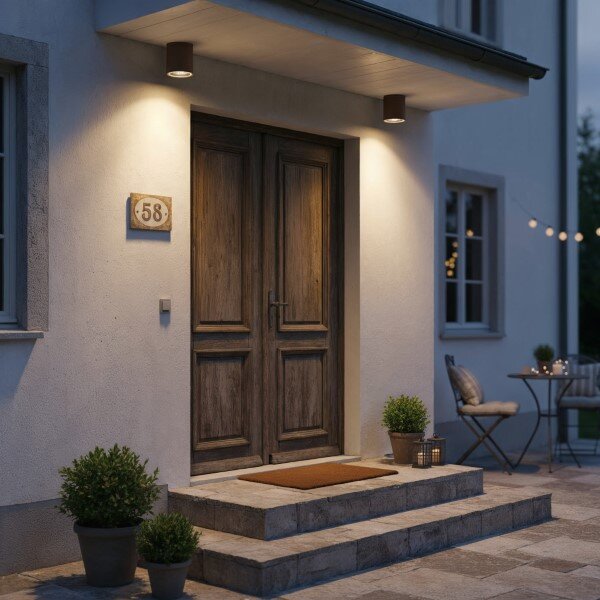 Exteriérové ​​stropní svítidlo Ideal lux 163666 GUN PL1 COFFEE 1xGU10 28W IP44 IP44