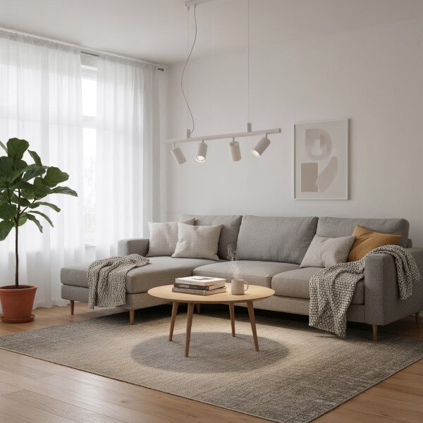 IdealLux 231372 DYNAMITE SP4 závěsné svítidlo GU10 4x28W IP20 bílá