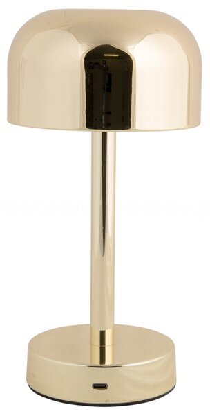 Leitmotiv Stolní bezdrátová nabíjecí LED lampa 2221GD, zlatá