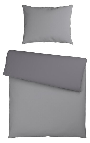 OBOUSTRANNÉ POVLEČENÍ, antracitová, 140/200 cm Dieter Knoll - Povlečení