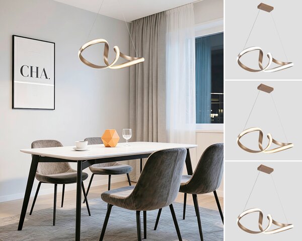 ZÁVĚSNÉ LED SVÍTIDLO, 71/27/150 cm Novel - Závěsná LED svítidla