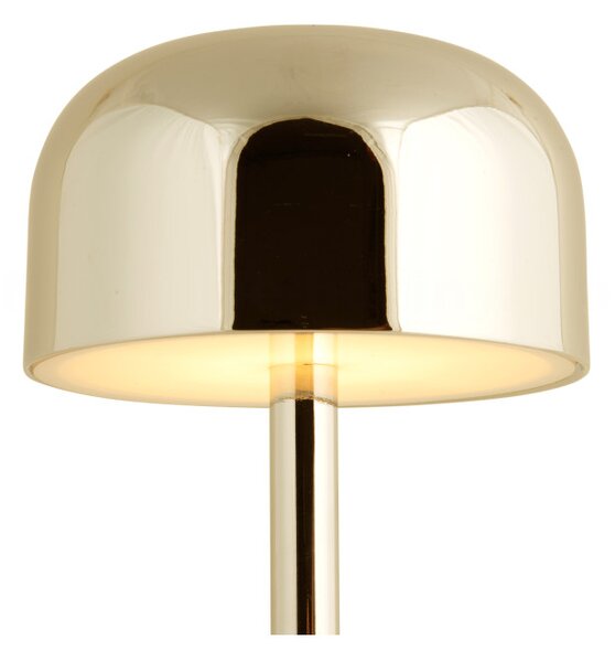 Leitmotiv Stolní bezdrátová nabíjecí LED lampa 2221GD, zlatá