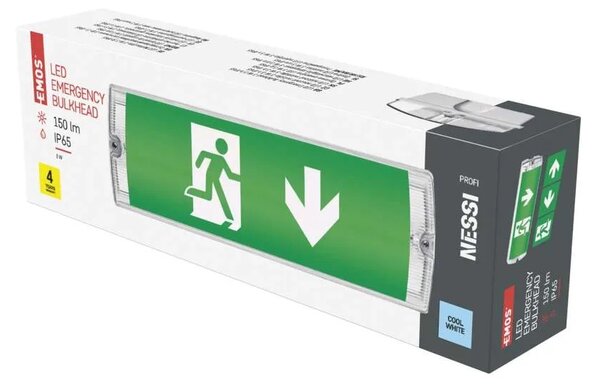 Emos lighting LED Nouzové svítidlo NESSI 3W 3h IP65 1548111000